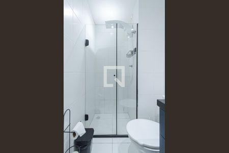 Banheiro de kitnet/studio à venda com 1 quarto, 23m² em Centro, São Paulo