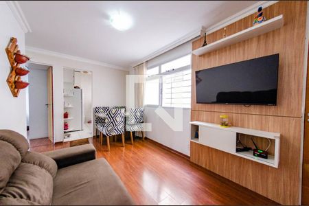 Sala de apartamento à venda com 2 quartos, 54m² em Salgado Filho, Belo Horizonte
