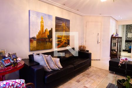 Sala de Estar de apartamento à venda com 4 quartos, 136m² em Jardim Monte Alegre, Taboão da Serra