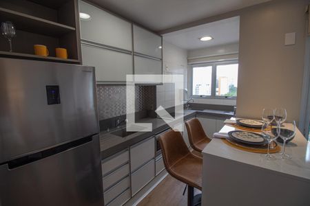 Cozinha de kitnet/studio para alugar com 1 quarto, 38m² em Cidade Monções, São Paulo
