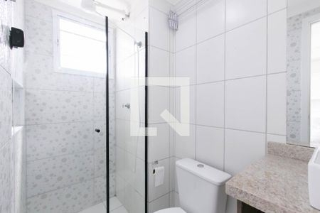 Banheiro de kitnet/studio à venda com 1 quarto, 24m² em Vila Campanela, São Paulo