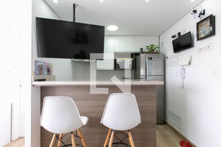 Sala / Cozinha de kitnet/studio à venda com 1 quarto, 24m² em Vila Campanela, São Paulo