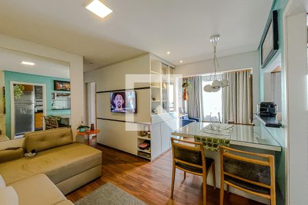 Sala de apartamento para alugar com 1 quarto, 50m² em Vila Bertioga, São Paulo