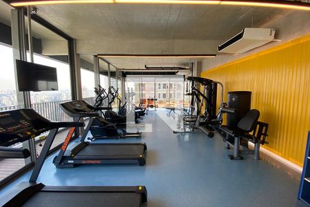 Studio à venda com 25m², 1 quarto e sem vagaAcademia