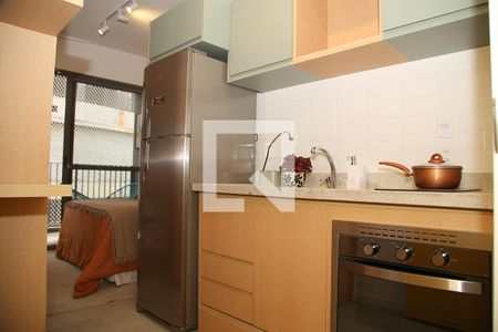 Studio à venda com 25m², 1 quarto e sem vagaCozinha