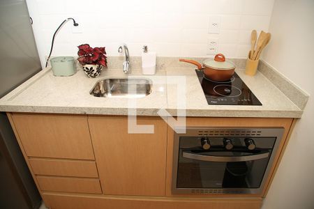 Studio à venda com 25m², 1 quarto e sem vagaDetalhe cozinha