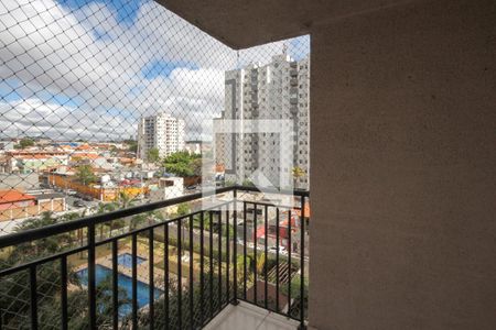 Varanda da Sala de apartamento para alugar com 2 quartos, 65m² em Vila Antonieta, São Paulo