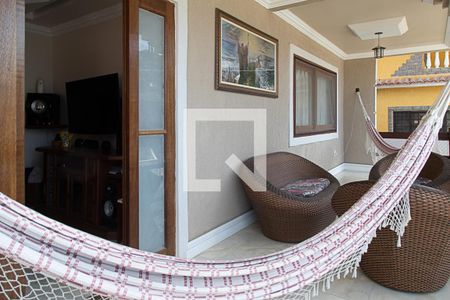 Casa de condomínio para alugar com 210m², 3 quartos e 2 vagasVaranda do quarto 1