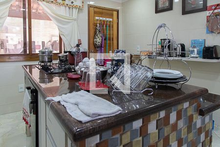 Casa de condomínio para alugar com 210m², 3 quartos e 2 vagasCozinha 