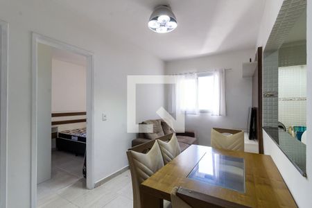 Sala de apartamento para alugar com 1 quarto, 45m² em Vila Tupi, Praia Grande