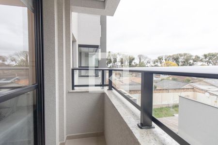 Varanda da Sala de apartamento para alugar com 1 quarto, 38m² em Bacacheri, Curitiba