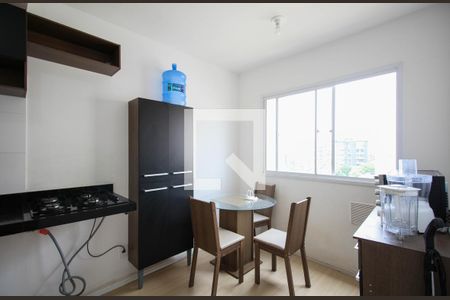 Sala/cozinha de kitnet/studio à venda com 1 quarto, 24m² em Paraíso do Morumbi, São Paulo