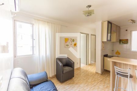 Sala/Cozinha de apartamento à venda com 2 quartos, 50m² em Canudos, Novo Hamburgo