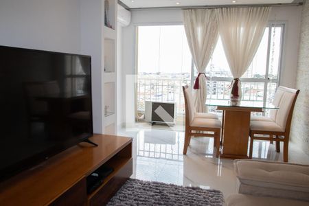 Sala de apartamento à venda com 3 quartos, 79m² em Vila Isolina Mazzei, São Paulo