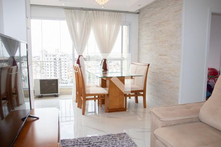 Sala de apartamento à venda com 3 quartos, 79m² em Vila Isolina Mazzei, São Paulo