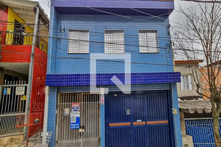 Casa para alugar com 55m², 1 quarto e sem vagaFachada com Plaquinha