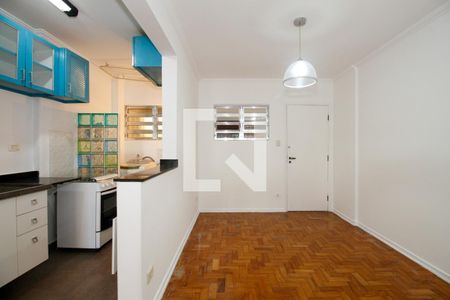 Sala  de apartamento para alugar com 1 quarto, 40m² em Pinheiros, São Paulo