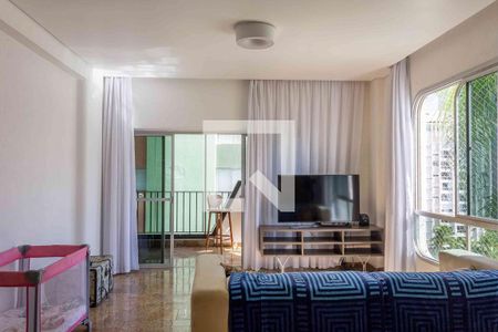 Sala de apartamento para alugar com 4 quartos, 156m² em Vila Luis Antônio, Guarujá