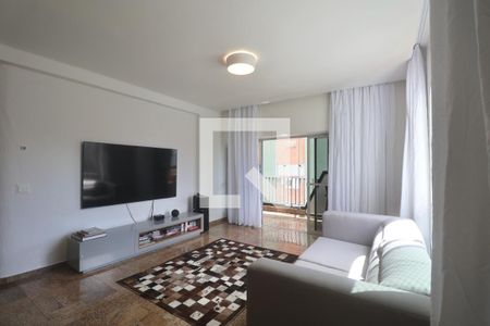 Sala de apartamento para alugar com 4 quartos, 156m² em Vila Luis Antônio, Guarujá