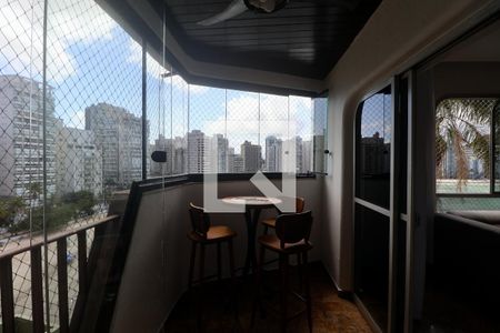 Varanda da Sala de apartamento para alugar com 4 quartos, 156m² em Vila Luis Antônio, Guarujá