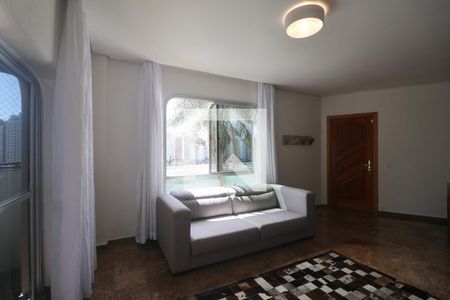 Sala de apartamento para alugar com 4 quartos, 156m² em Vila Luis Antônio, Guarujá