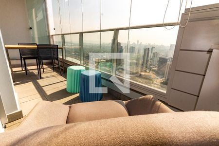 Studio para alugar com 35m², 1 quarto e 1 vagaVaranda