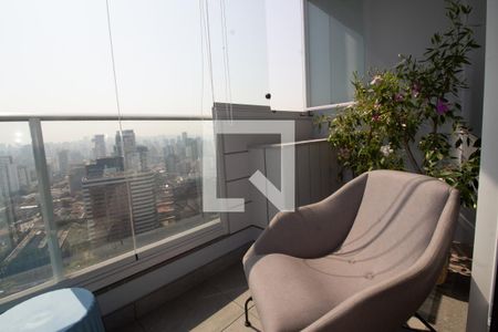 Studio para alugar com 35m², 1 quarto e 1 vagaVaranda