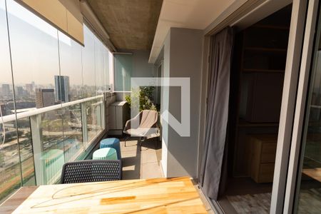 Studio para alugar com 35m², 1 quarto e 1 vagaVaranda