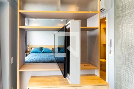 Studio para alugar com 35m², 1 quarto e 1 vagaQuarto