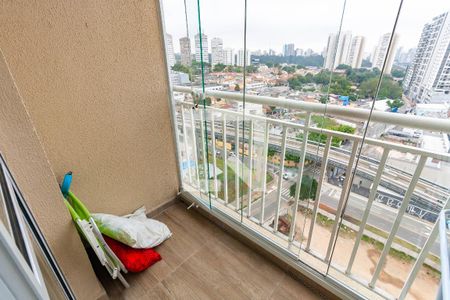 Varanda da Sala de apartamento à venda com 3 quartos, 66m² em Jardim Independência, São Paulo