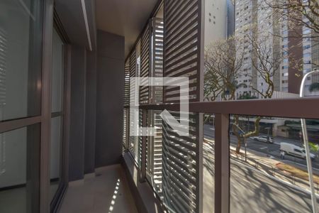 Varanda do Studio de kitnet/studio para alugar com 1 quarto, 22m² em Consolação, São Paulo