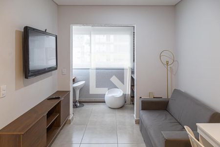 Sala  de apartamento para alugar com 1 quarto, 28m² em Bela Vista, São Paulo