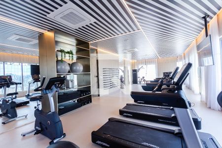 Studio à venda com 28m², 1 quarto e sem vaga Studio à venda com 28m², 1 quarto e sem vagaÁrea comum - Academia