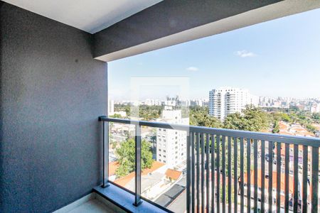 Varanda de kitnet/studio para alugar com 1 quarto, 25m² em Santo Amaro, São Paulo