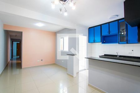 Sala de apartamento para alugar com 3 quartos, 70m² em Vila Valparaíso, Santo André