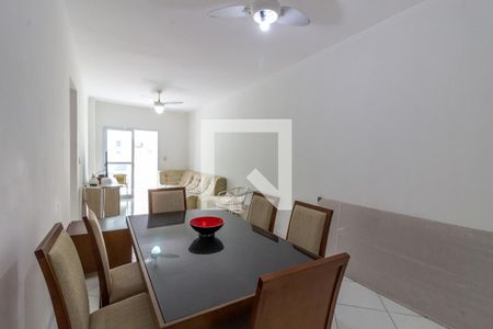 Sala de apartamento para alugar com 3 quartos, 103m² em Guilhermina, Praia Grande
