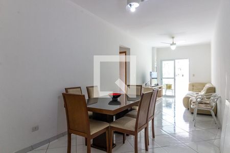 Sala de apartamento para alugar com 3 quartos, 103m² em Guilhermina, Praia Grande