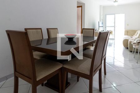 Detalhe da sala de apartamento para alugar com 3 quartos, 103m² em Guilhermina, Praia Grande