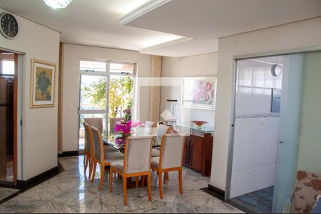 Sala de Jantar de apartamento à venda com 3 quartos, 103m² em Eldorado, Contagem