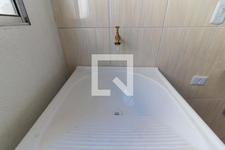 Casa à venda com 48m², 2 quartos e sem vagaDetalhe da area de serviço