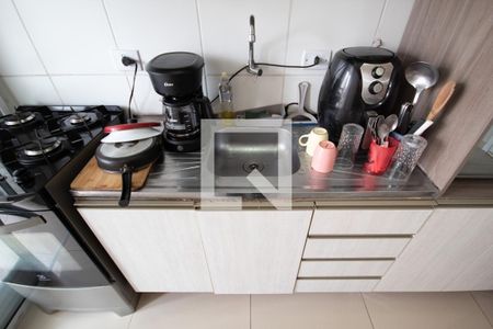 Cozinha de apartamento à venda com 1 quarto, 34m² em Jaguaribe, Osasco