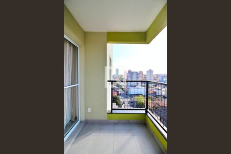 Varanda da Sala de apartamento para alugar com 2 quartos, 53m² em Vila São Pedro, Santo André