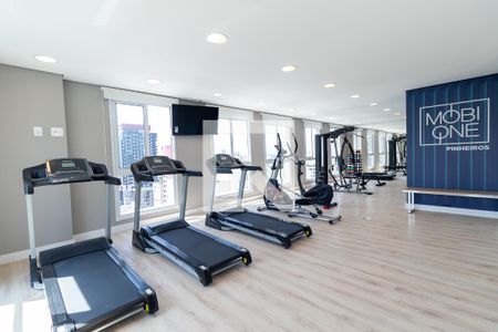 Studio à venda com 25m², 1 quarto e sem vagaAcademia