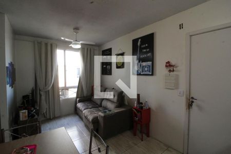 Sala de apartamento para alugar com 2 quartos, 48m² em Fátima, Canoas