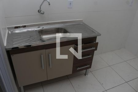 Cozinha de casa para alugar com 1 quarto, 40m² em Vila Nossa Senhora de Fátima, São Vicente