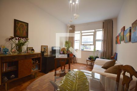 Sala de apartamento para alugar com 3 quartos, 96m² em Botafogo, Rio de Janeiro