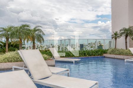 Studio para alugar com 41m², 1 quarto e 1 vagaPiscina