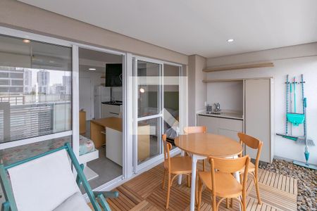 Studio para alugar com 41m², 1 quarto e 1 vagaVaranda