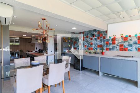 Sala de Jantar/Varanda Gourmet de apartamento à venda com 2 quartos, 105m² em Jardim Dom Bosco, São Paulo