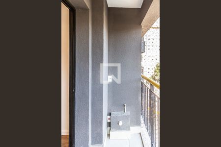 Varanda de kitnet/studio para alugar com 1 quarto, 26m² em Campos Elíseos, São Paulo